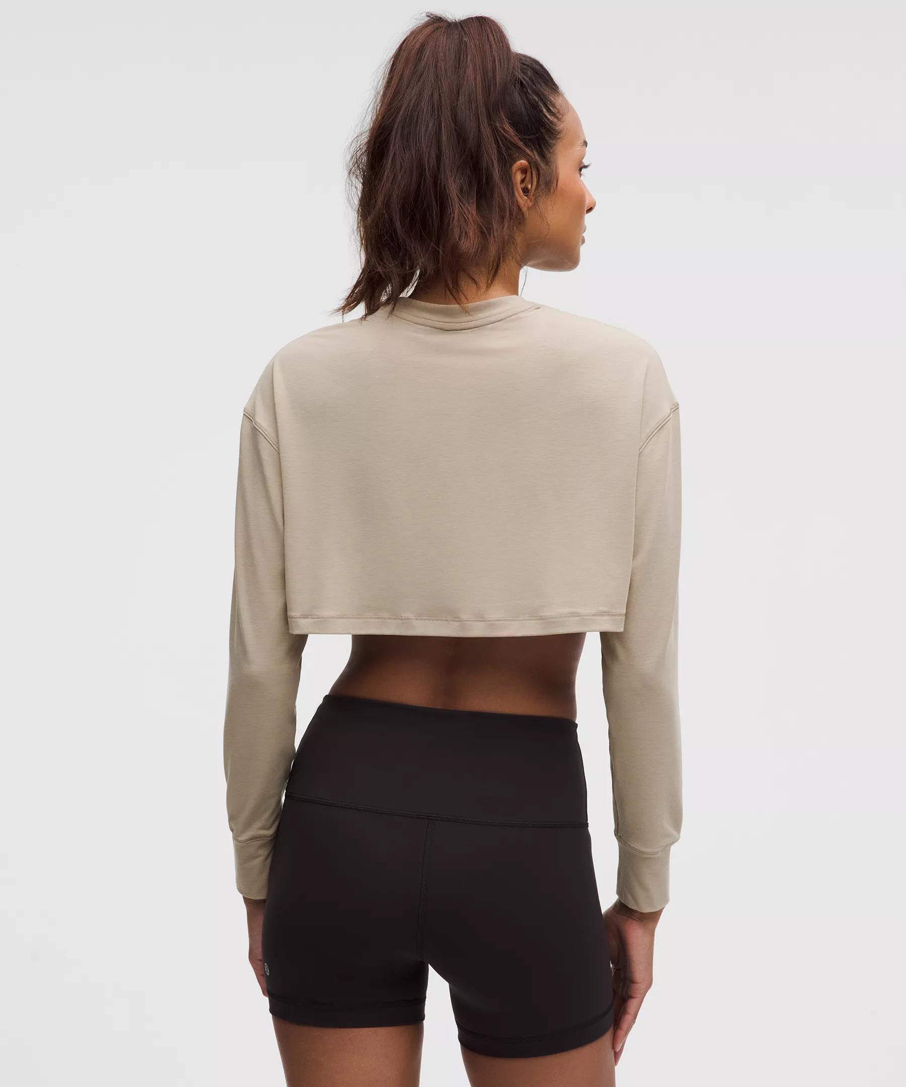 Jersey Training Super-Cropped Long-Sleeve Shirt Product Image