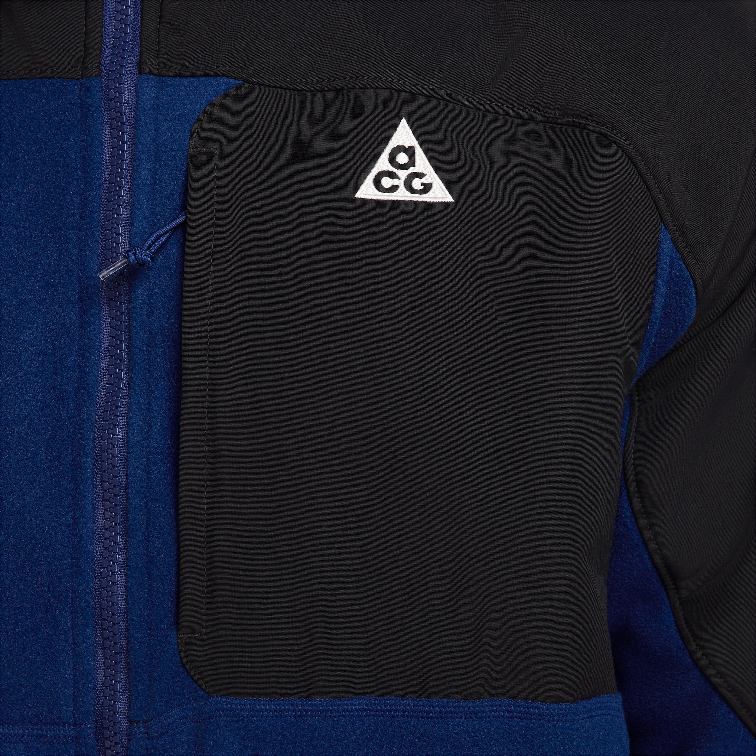 Mens Nike ACG Wolf Tree Plus Full-Zip Hooded Mid Layer | HJ2458-010 Product Image