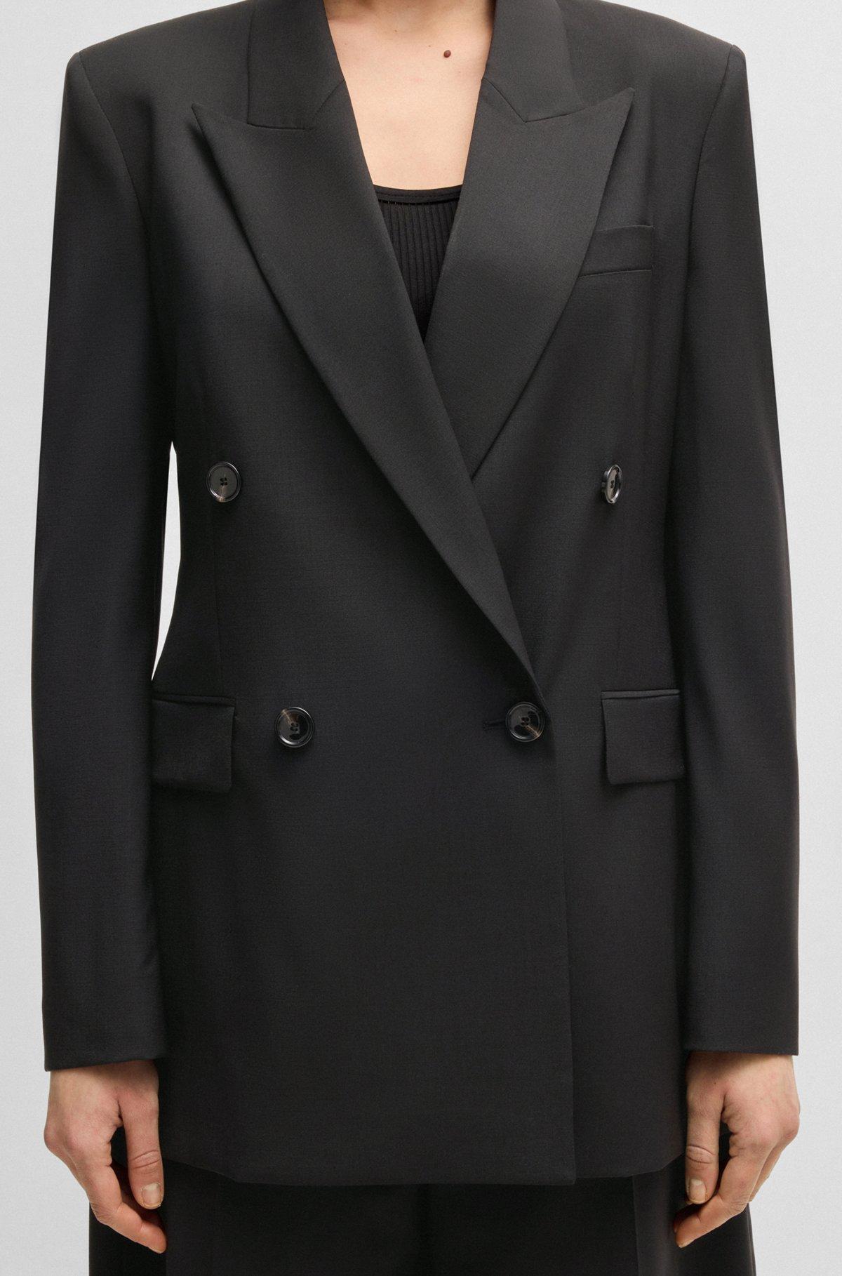 Regular-fit blazer in virgin wool Product Image