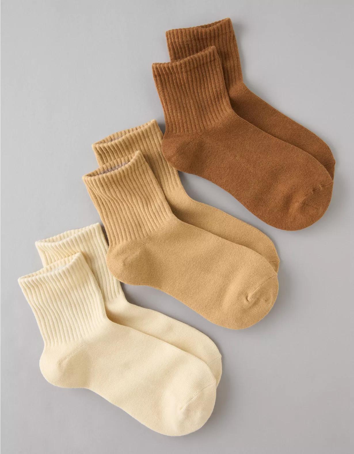 AE Boyfriend Socks 3-Pack Product Image