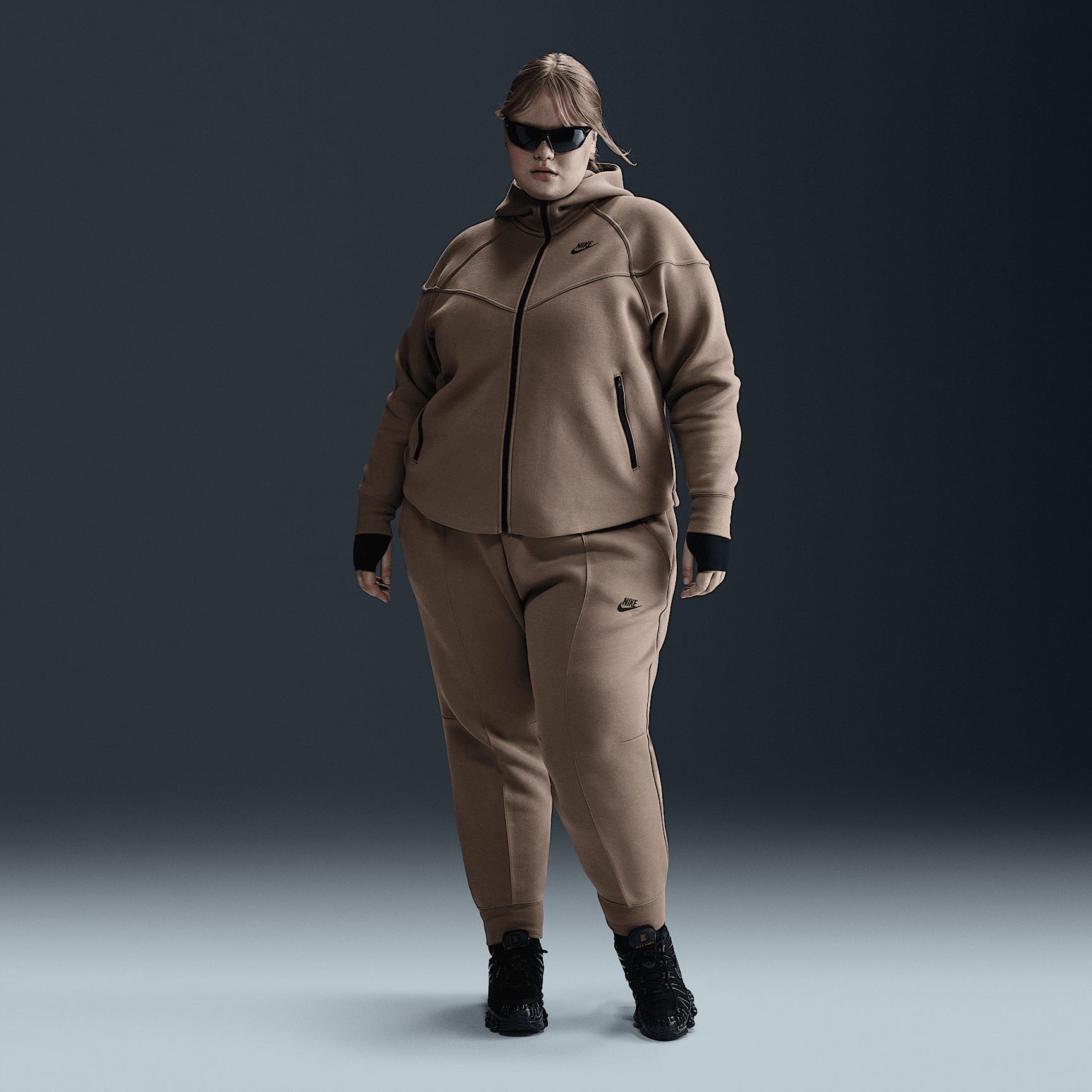 Women's Nike Sportswear Tech Fleece Windrunner Full-Zip Hoodie (Plus Size) Product Image