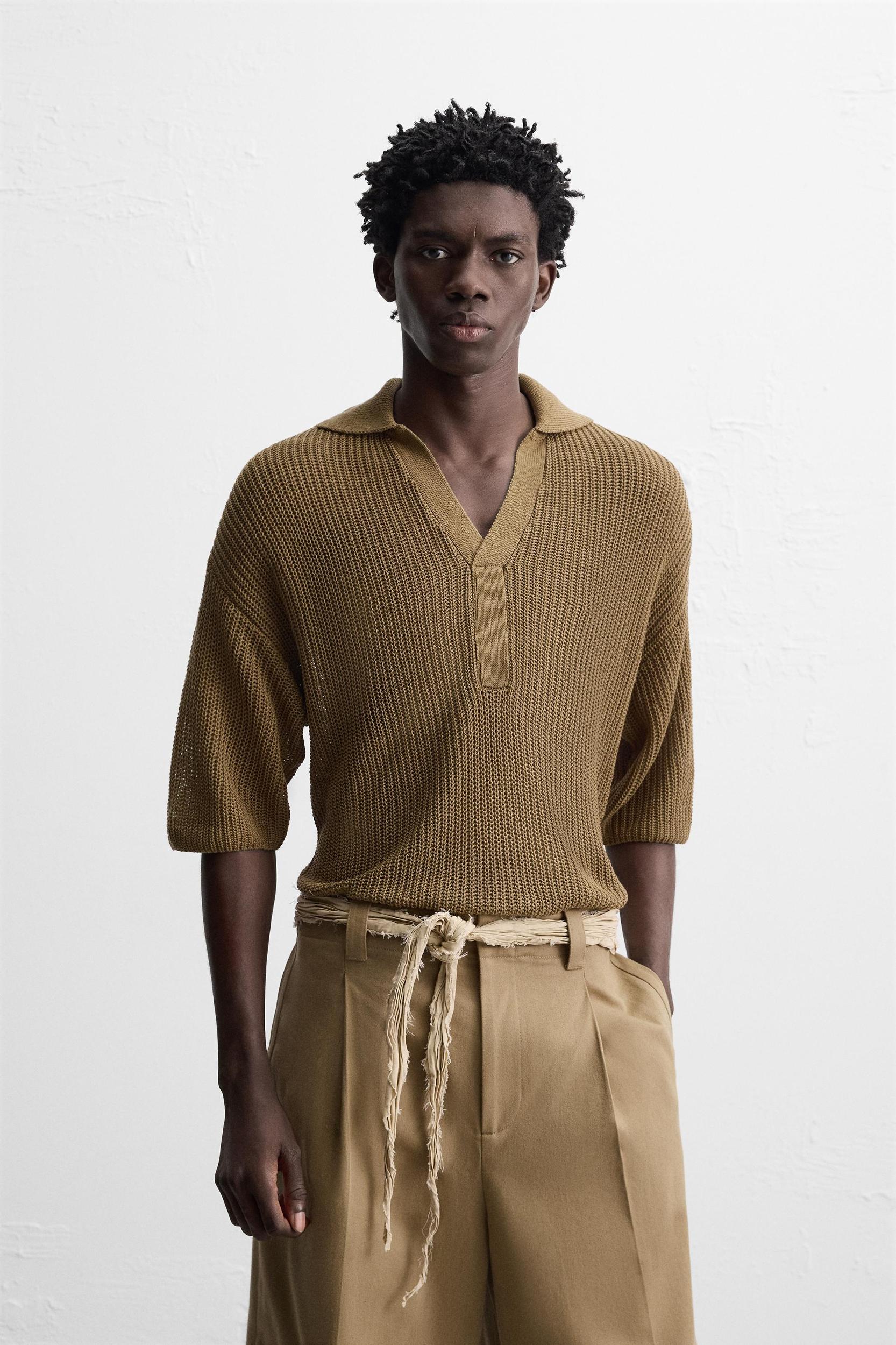 PEARL KNIT POLO SHIRT Product Image