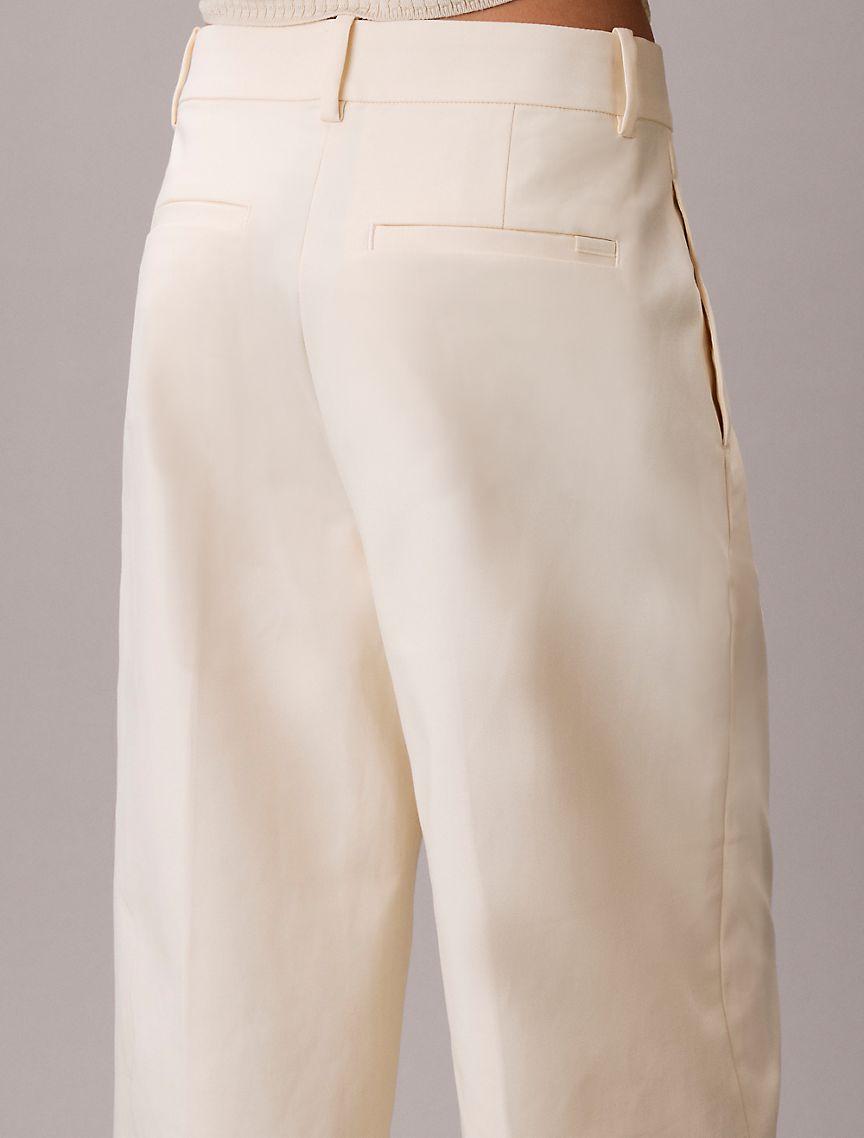 Wide Leg Cropped Chino Pant Product Image