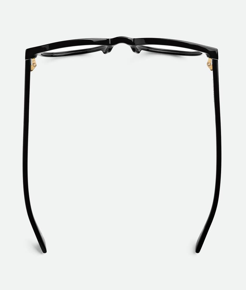 Classic Panthos Eyeglasses in Black/transparent Product Image