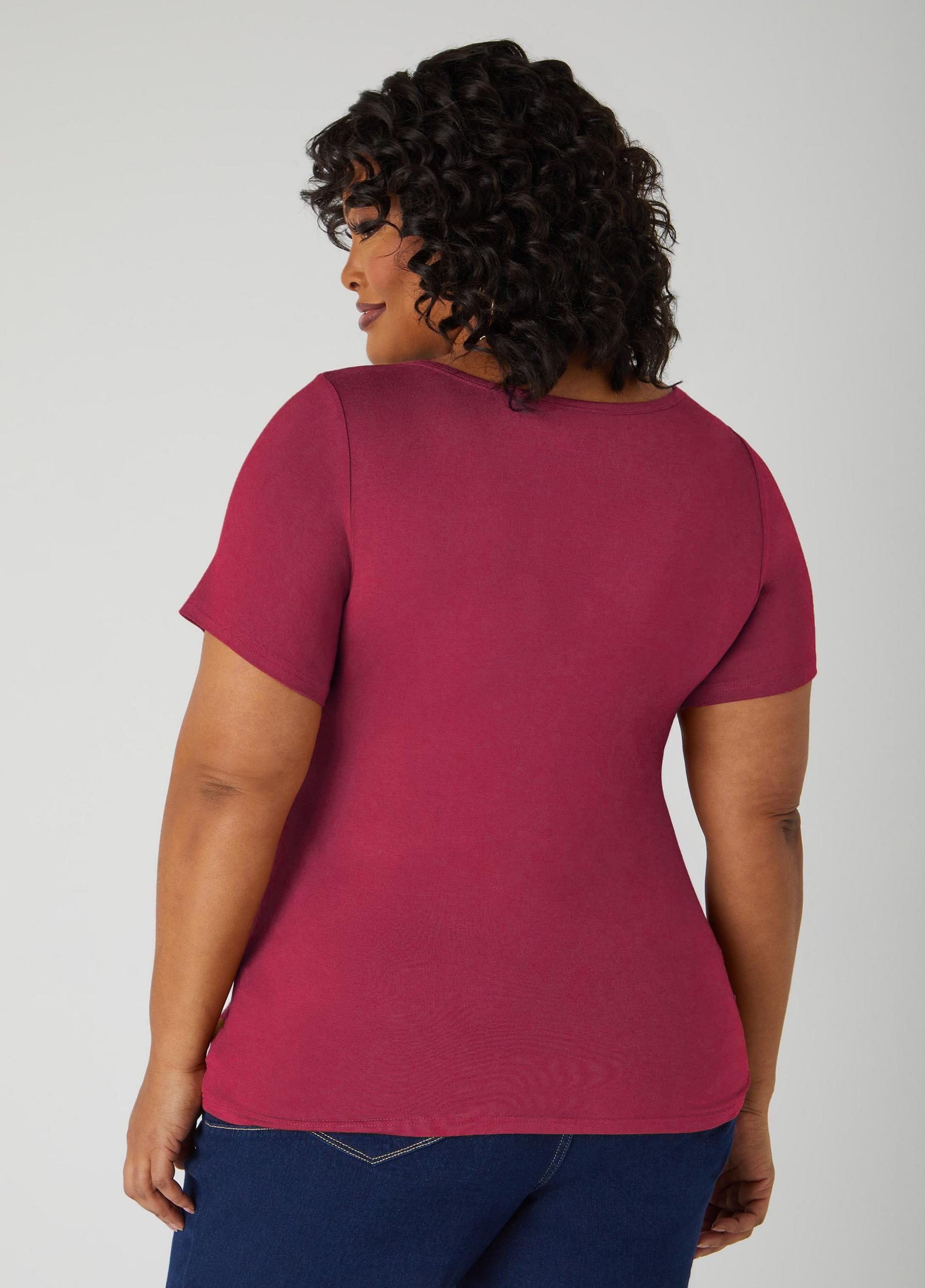 The Basic Scoop Neck Tee Product Image