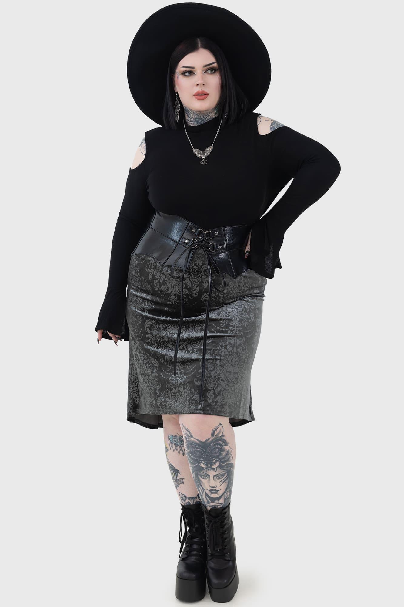 Haunted Lover Midi Skirt Product Image