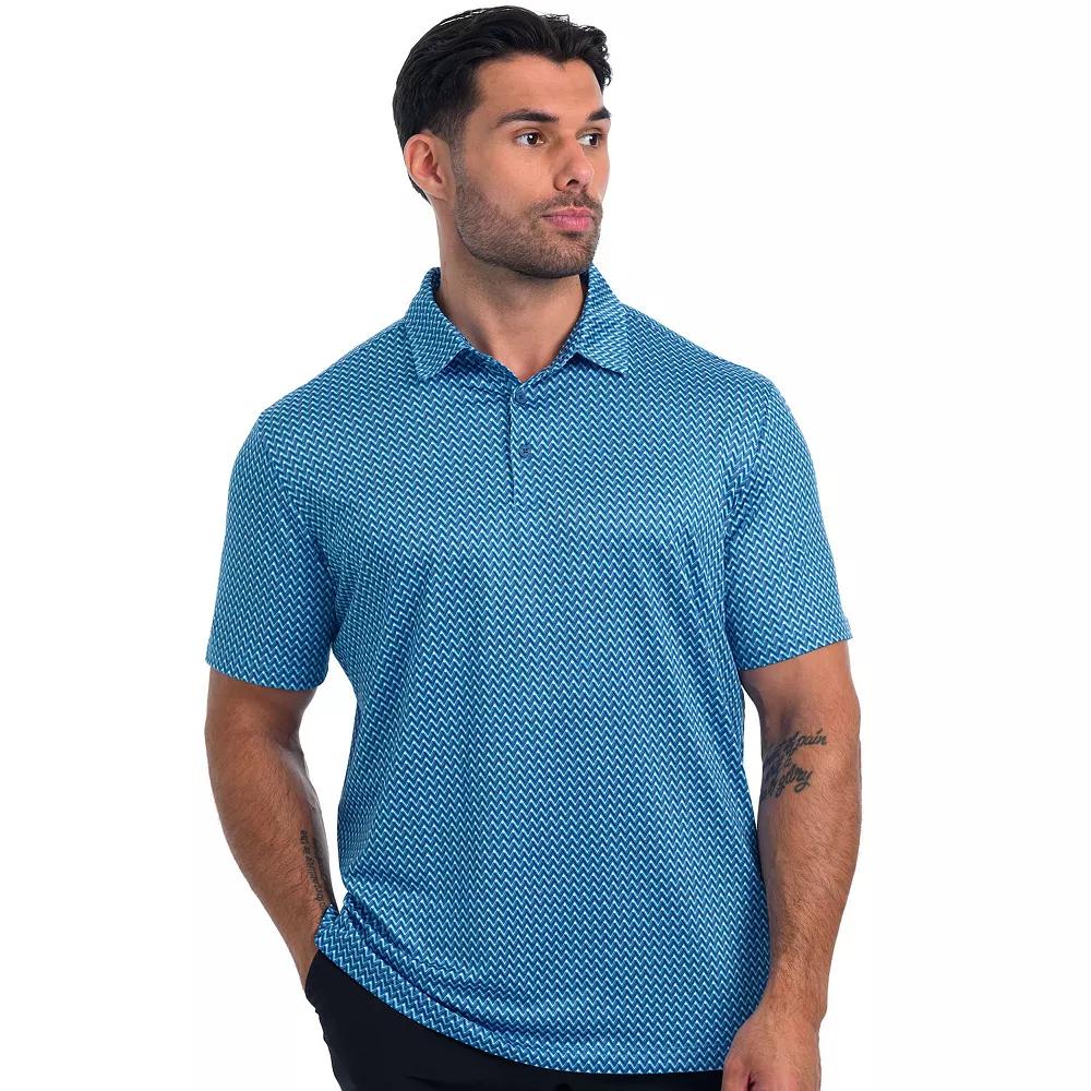 Men's Antigua Streak Polo, Size: XXL, Blue Radiance Product Image