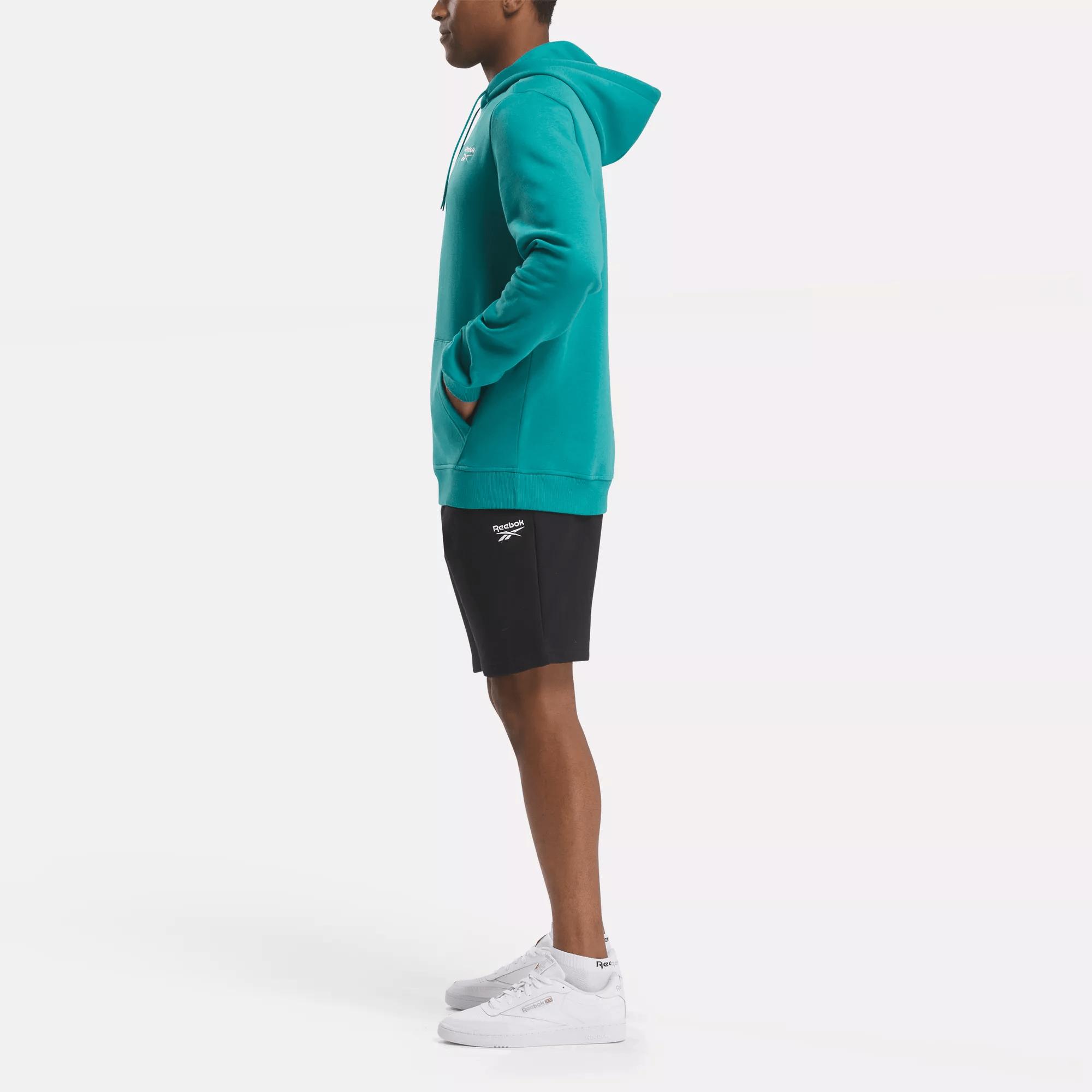 Men's Reebok Identity Small Logo Fleece Hoodie Male Product Image