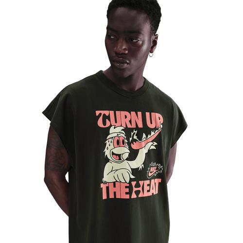 Nike Mens Nike NSW Hot Ones Sleeveless T-Shirt - Mens Sequoia/Multi Product Image