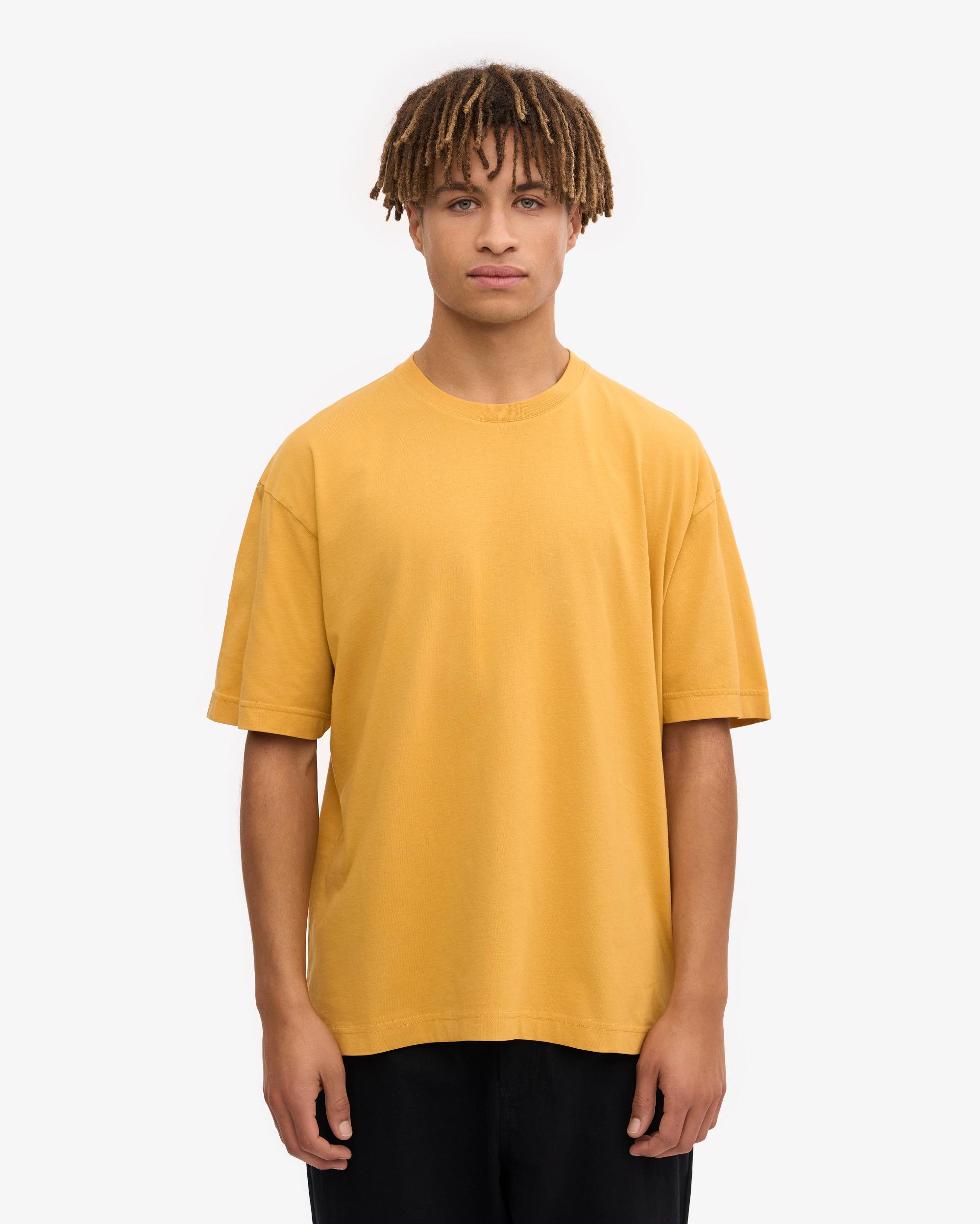 Oversized Organic T-Shirt - Burned Yellow Product Image