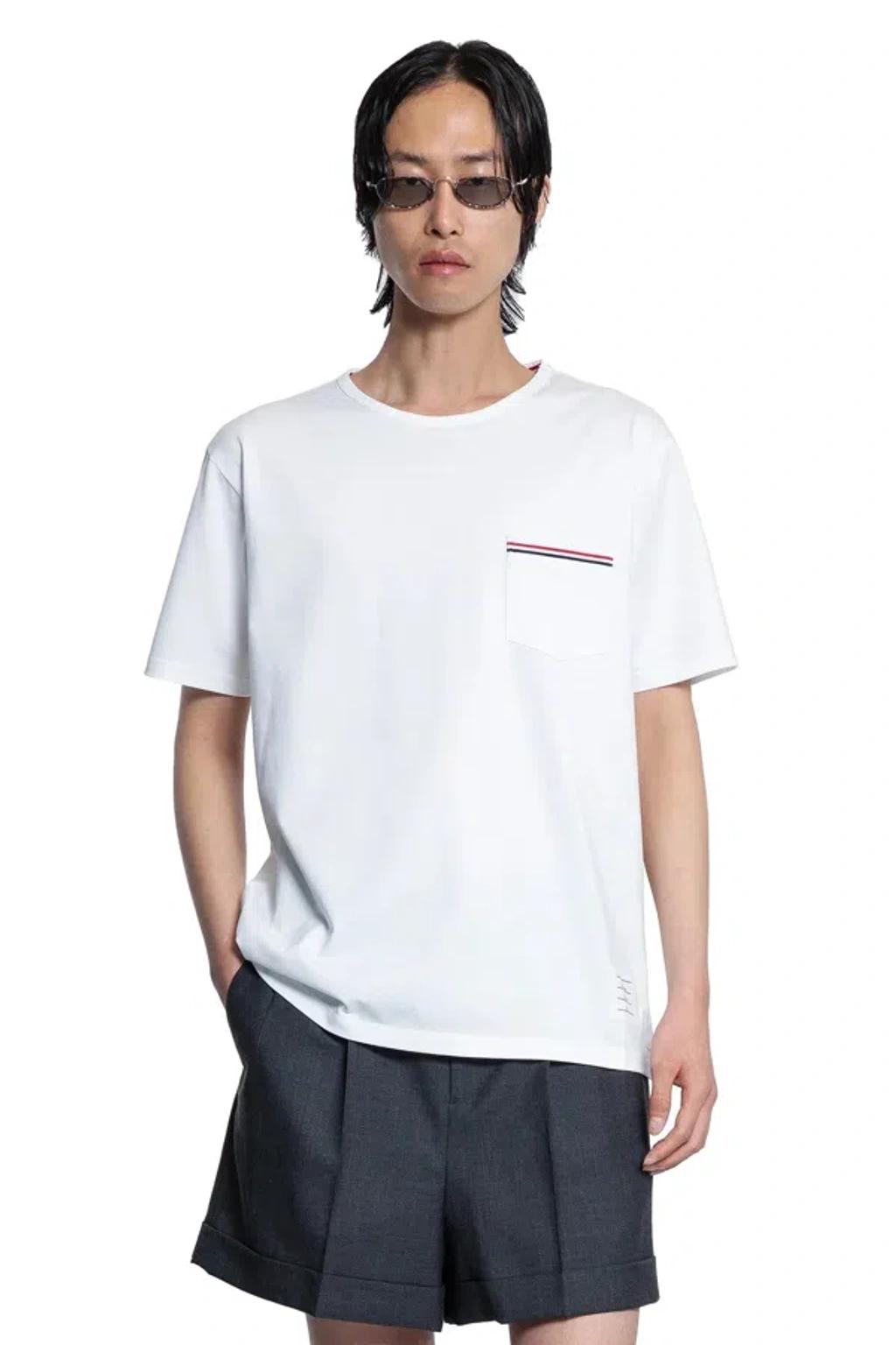 THOM BROWNE Topwear In White Product Image
