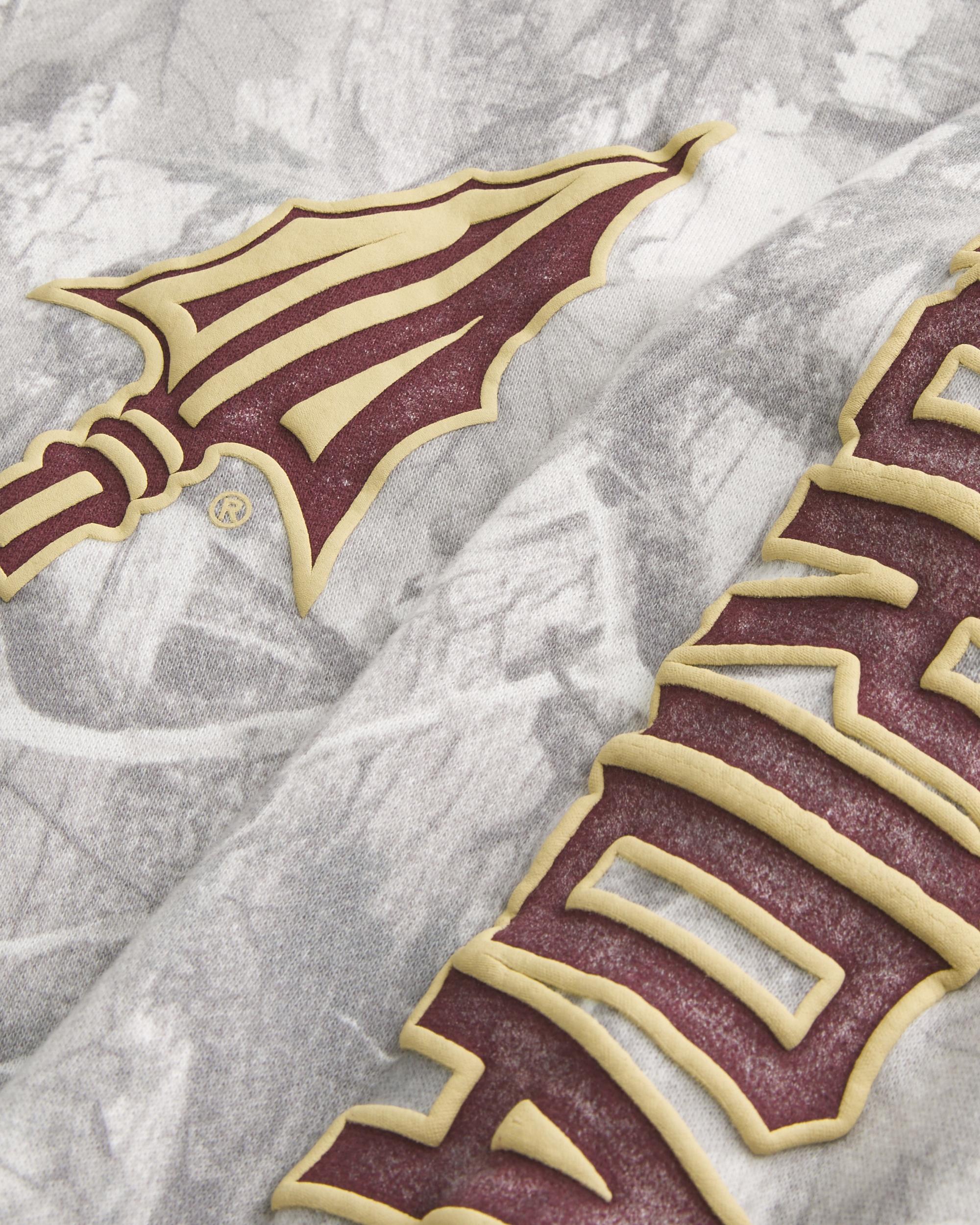 Boxy Zip-Up University of Virginia Graphic Hoodie Product Image