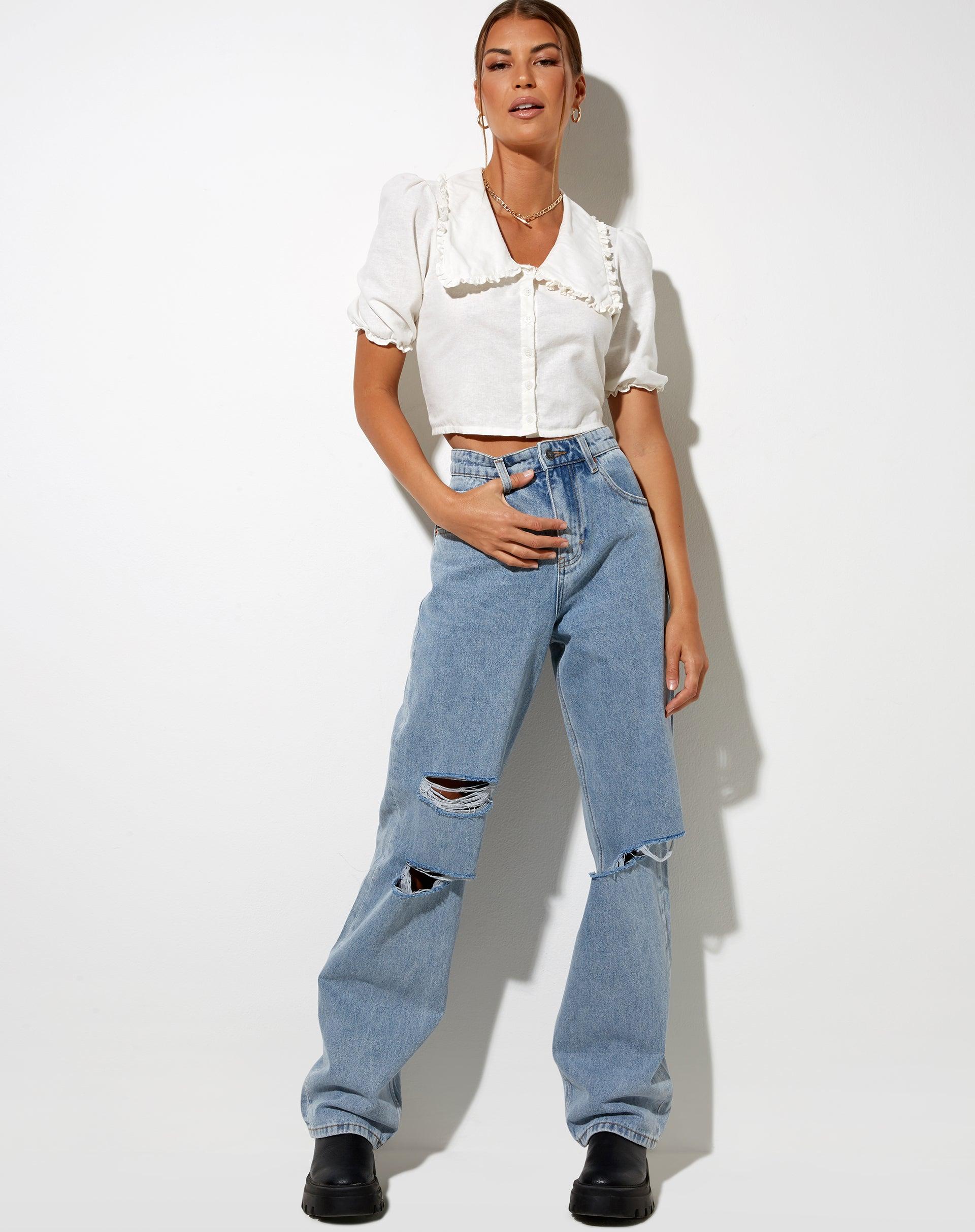 Tucci Top in Ivory Product Image