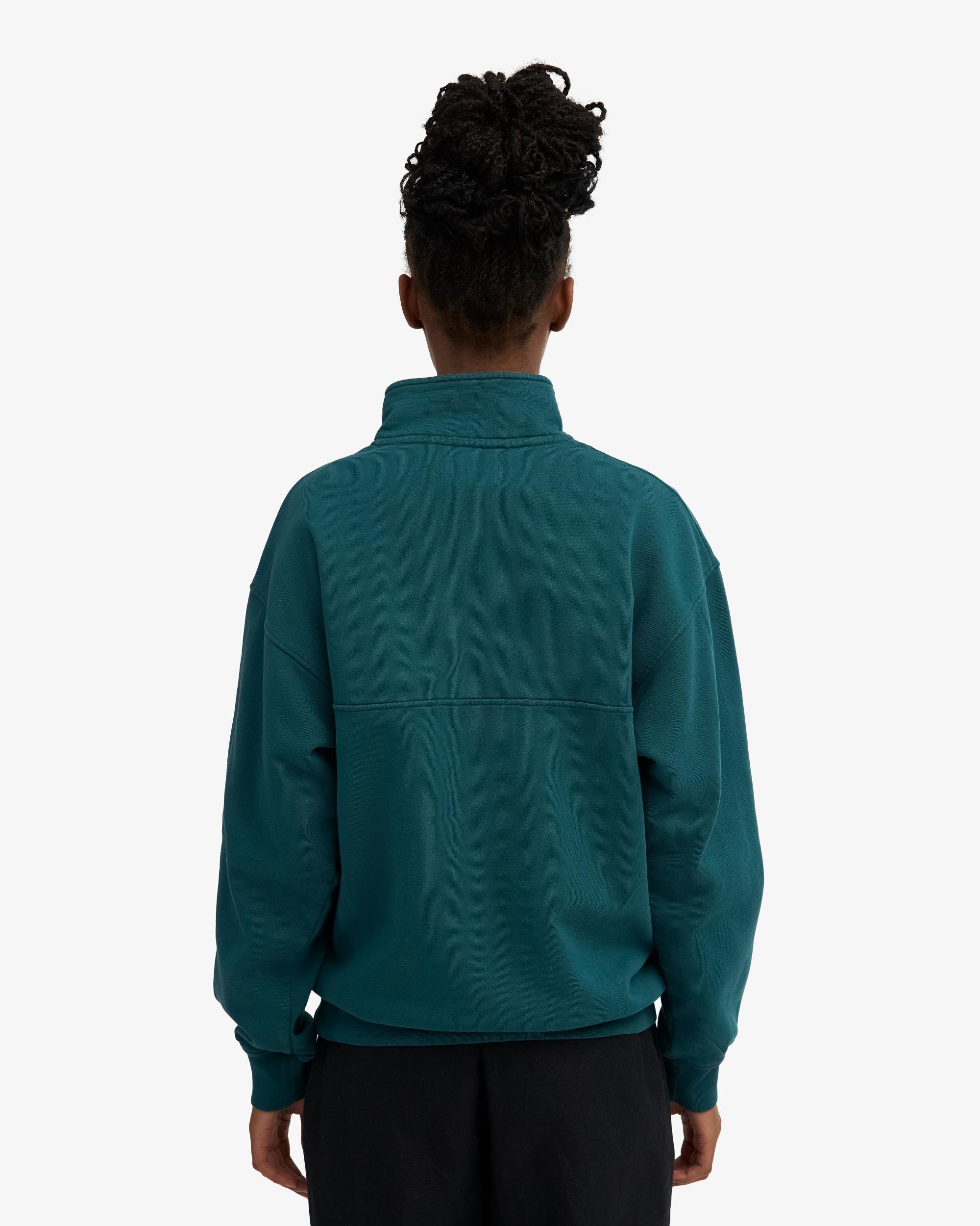Organic Quarter Zip - Deep Black Product Image