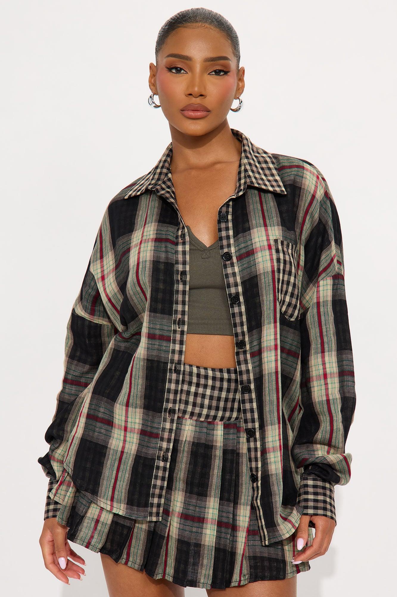 Check Me Out Skort Set - Taupe/combo Female Product Image