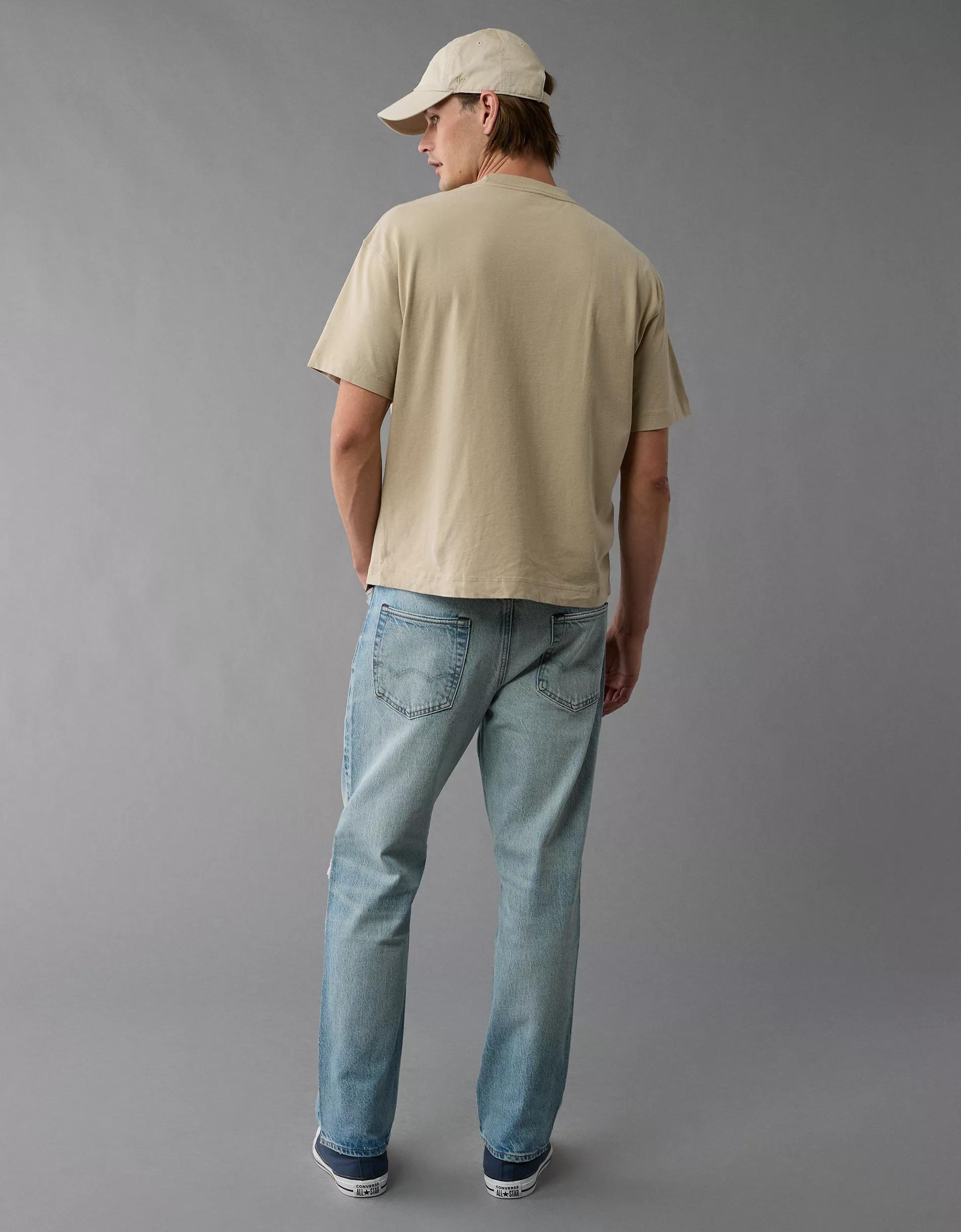 AE Boxy Sueded Jersey T-Shirt Product Image