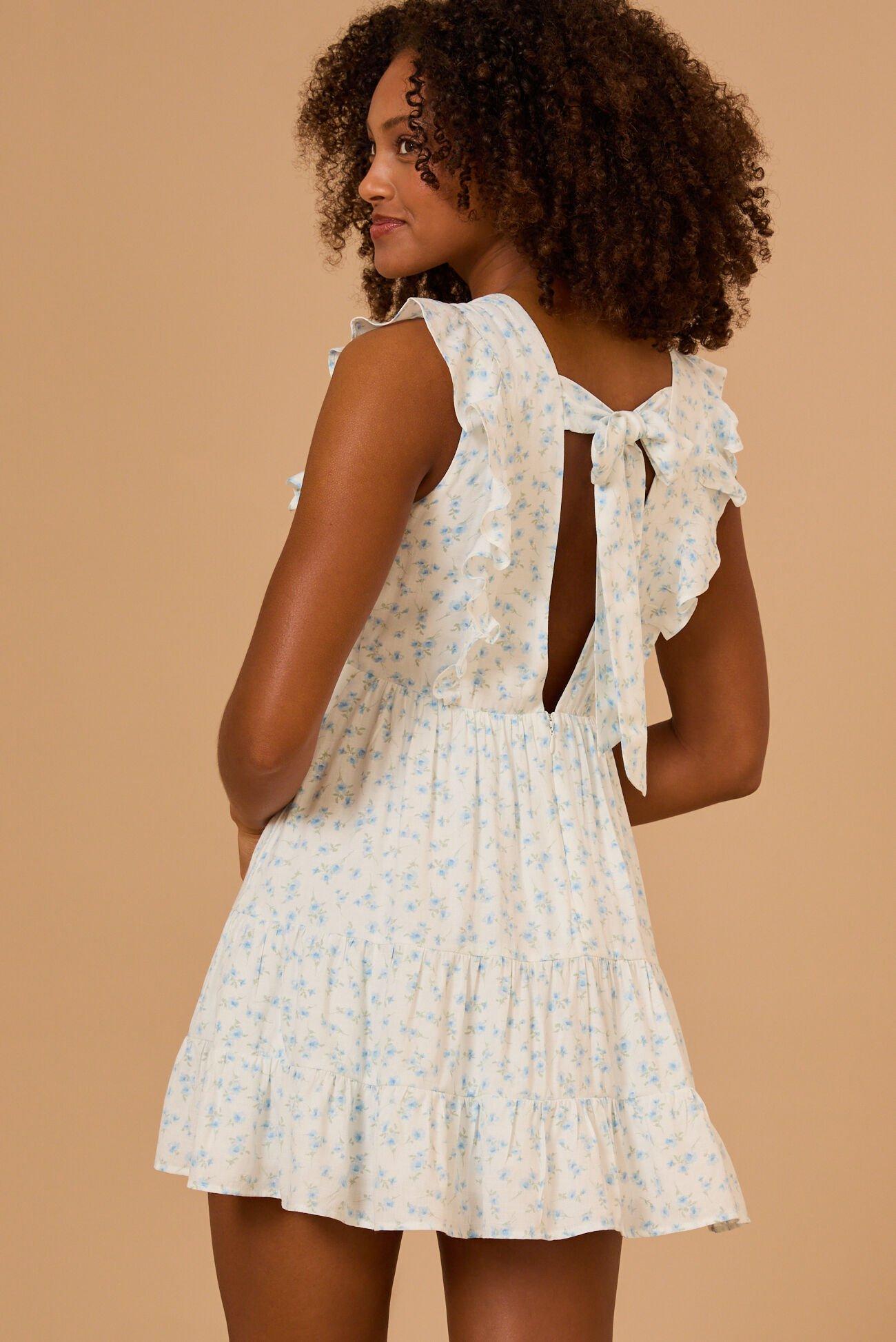 Grace Floral Mini Dress Product Image