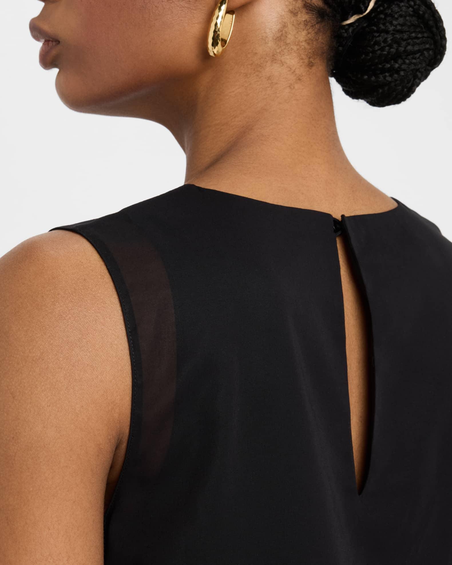 Sleeveless Layered Side-Slit Maxi Dress Product Image