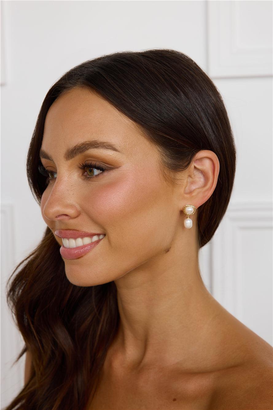 Money Honey Earrings Gold Product Image