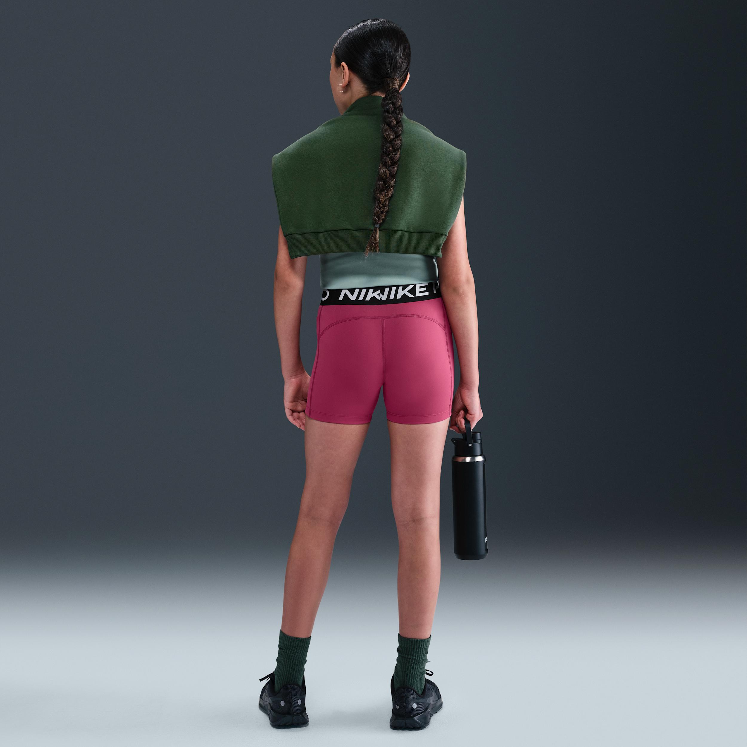 Womens Nike Pro Girls Dri-FIT 3 Shorts | IF1737-634 Product Image