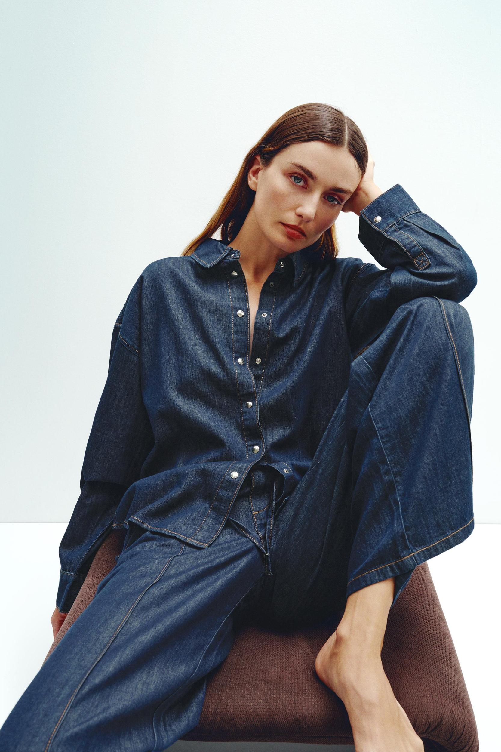 Z1975 OVERSIZED DENIM SHIRT Product Image