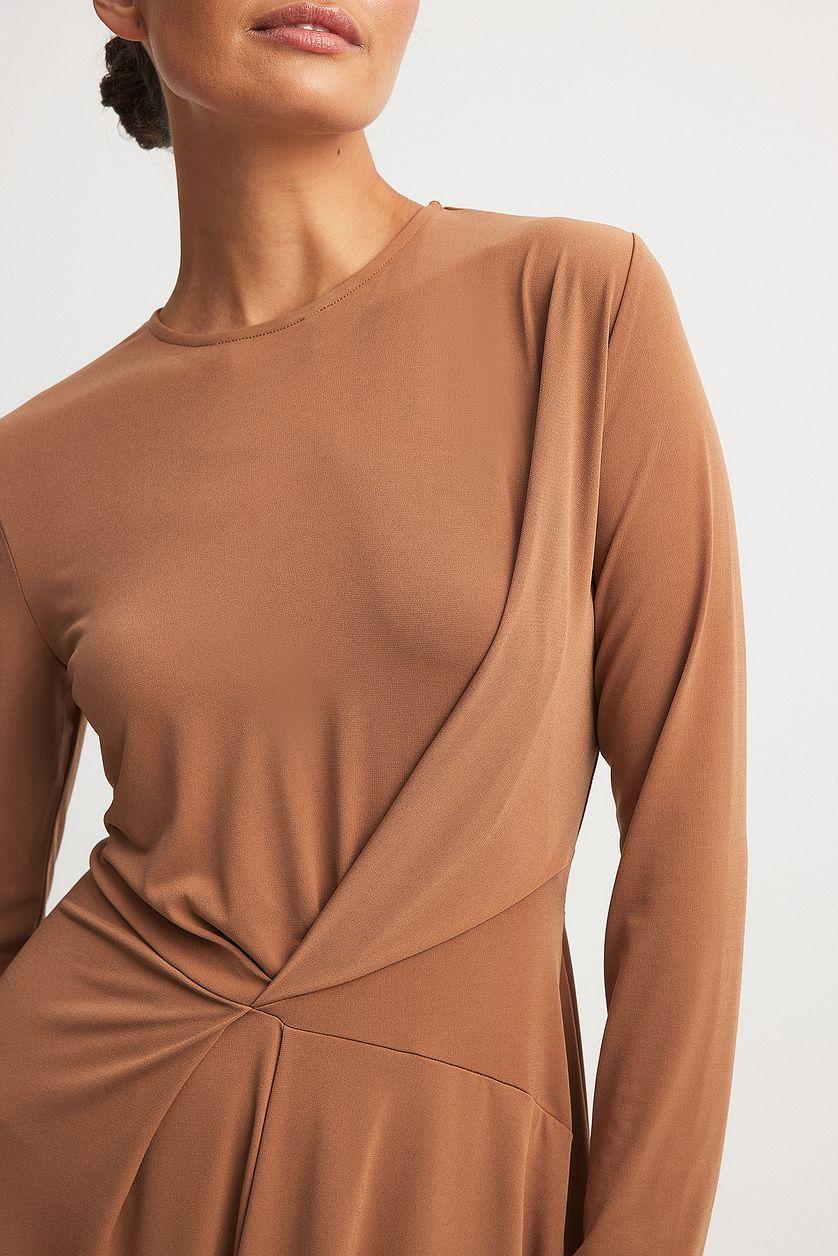 Draped Midi Dress Product Image