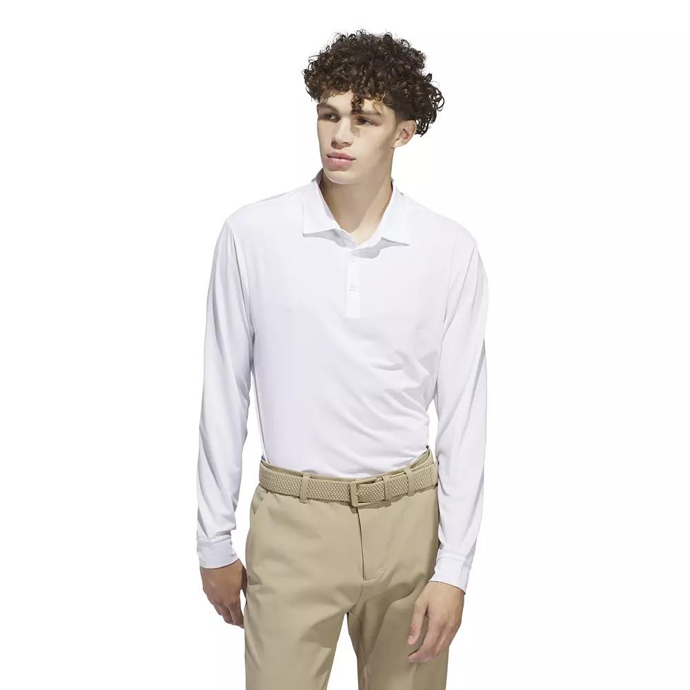 Men's adidas Long Sleeve Golf Polo Shirt,  Product Image