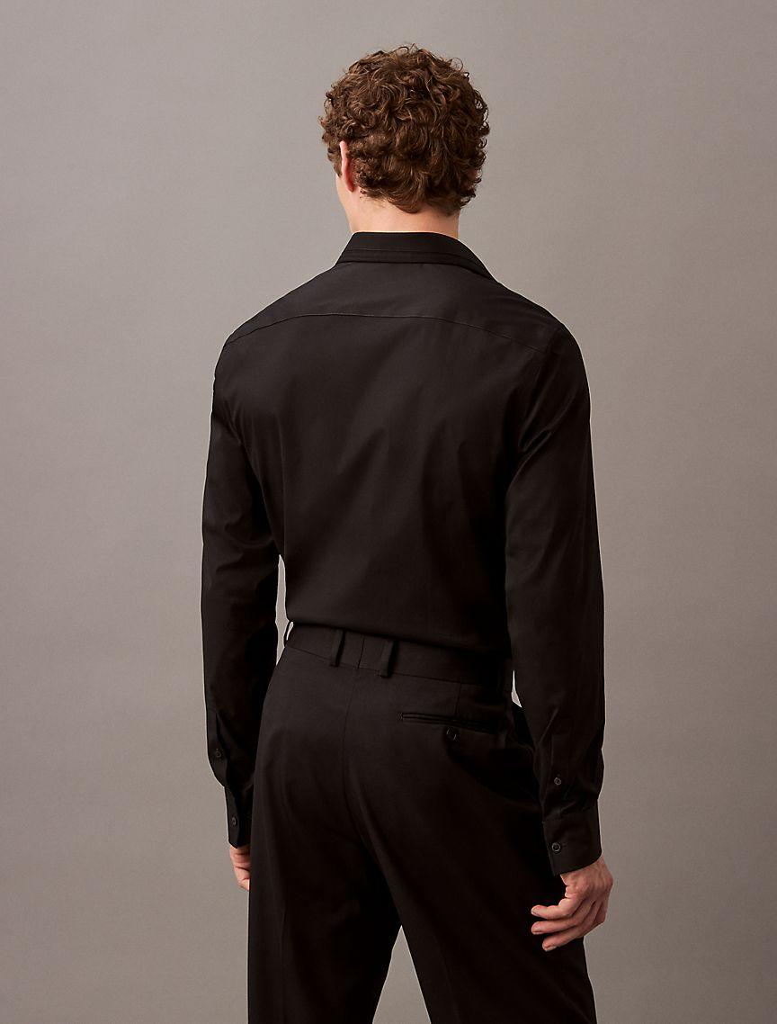 Steel Solid Slim Fit Button-Down Shirt Product Image