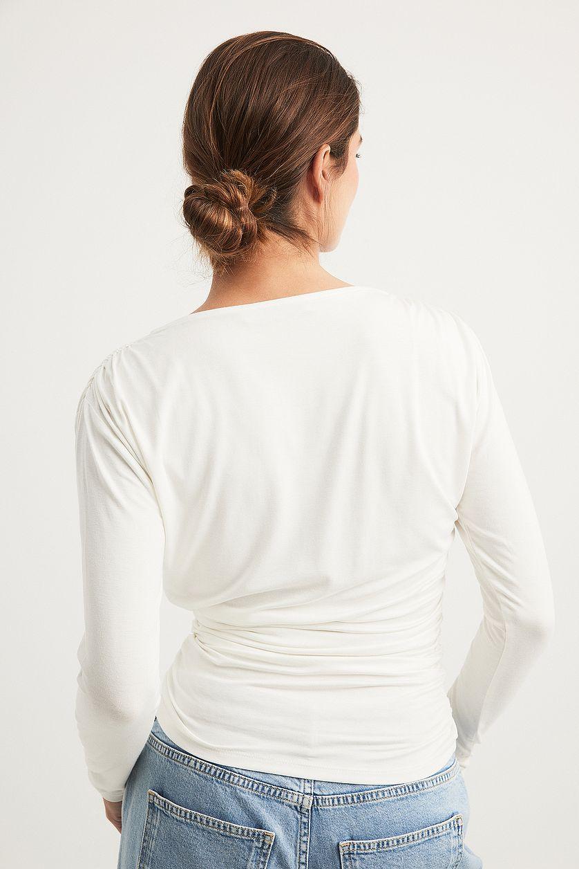 Draped Jersey Top Product Image