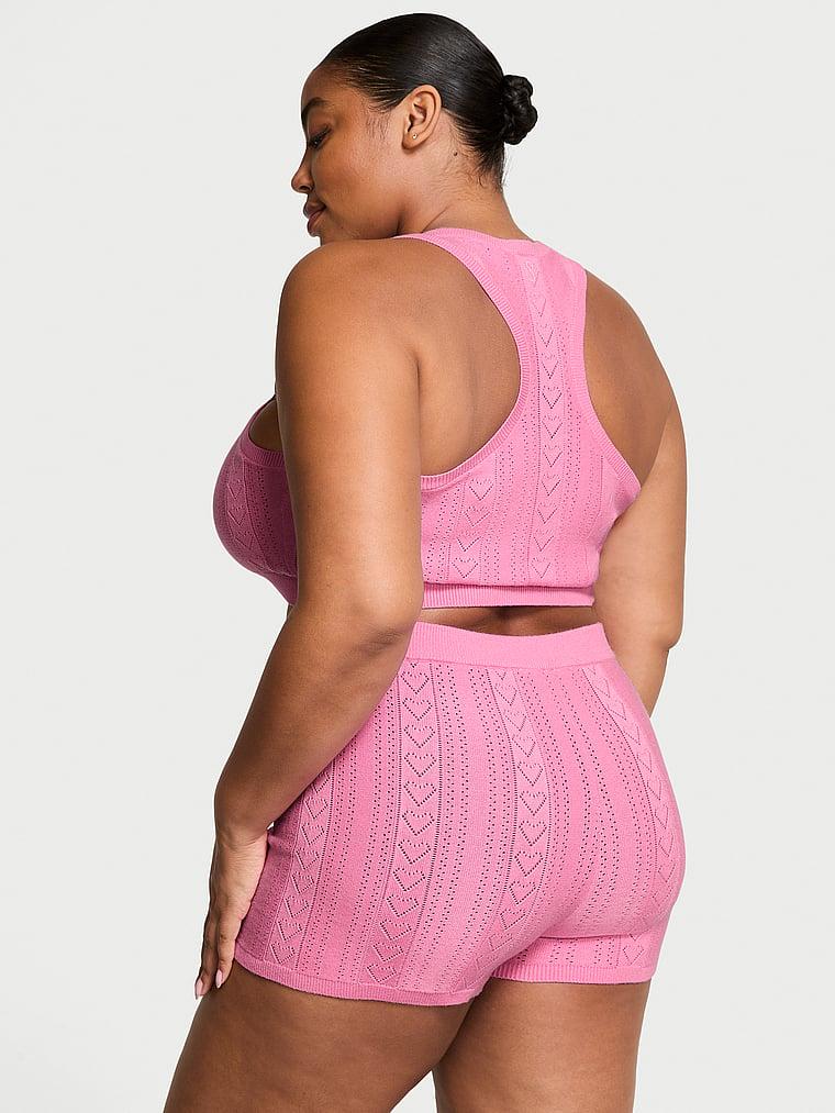 Luxe Heart Pointelle Shorts Product Image