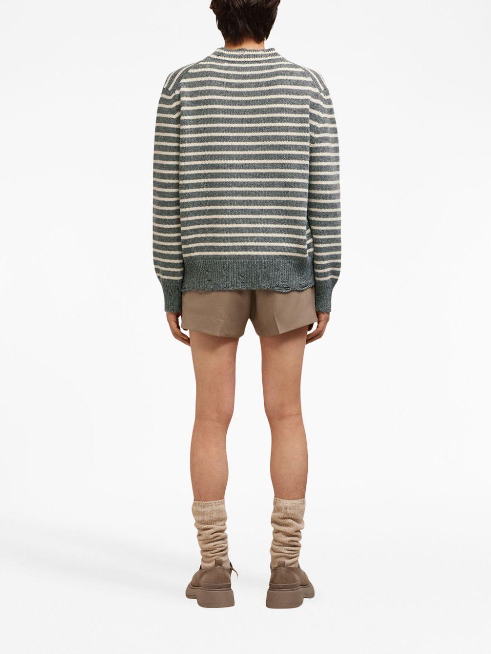striped wool jumper Product Image