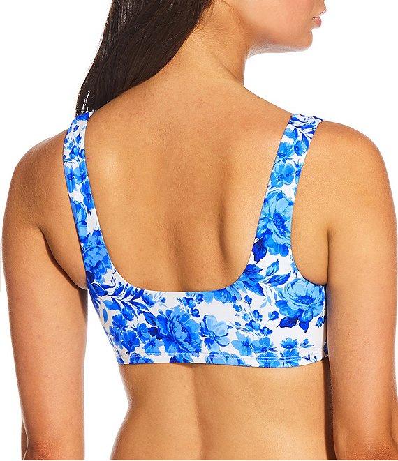 Alex Marie Signature Sculpt Romantic Rose Mid Rise Swim Bottom Product Image