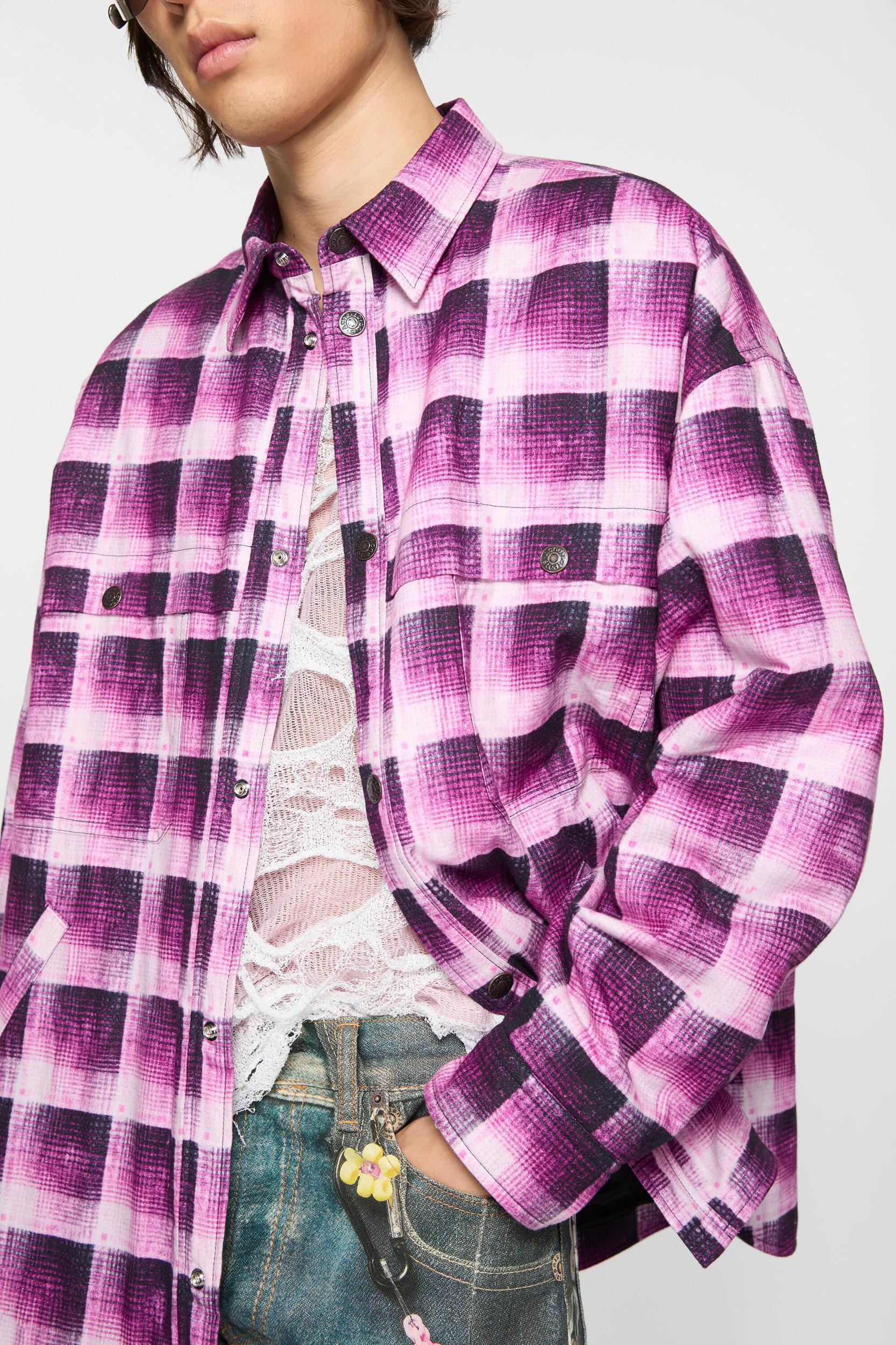 Check button-up shirt Product Image