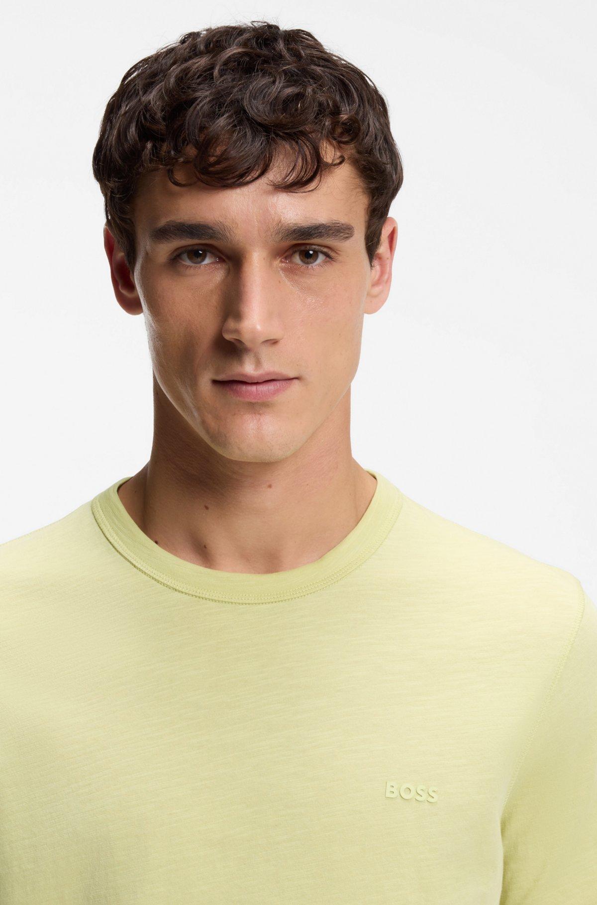 Cotton jersey T-shirt with logo detail Product Image