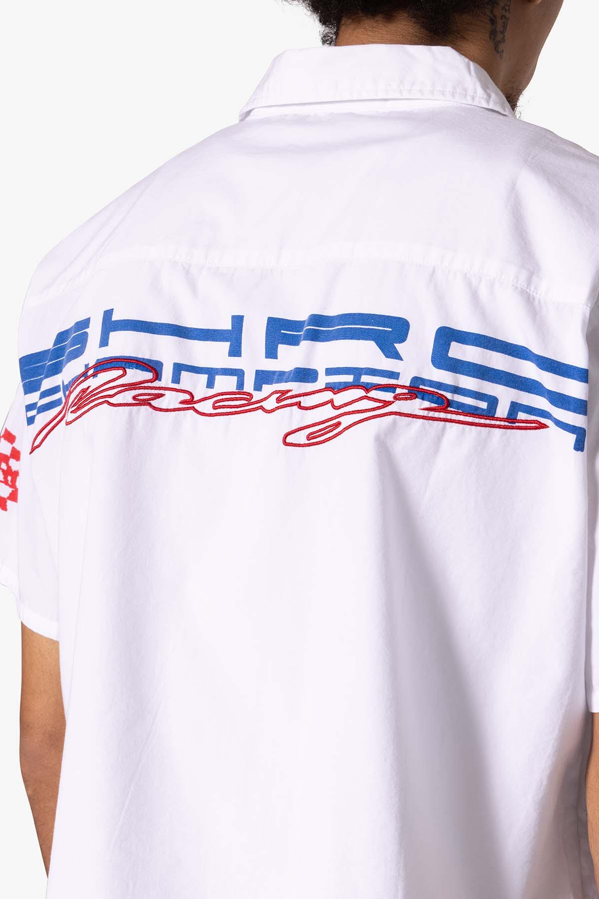 SHRC Pit Crew Cropped Shirt - White Product Image