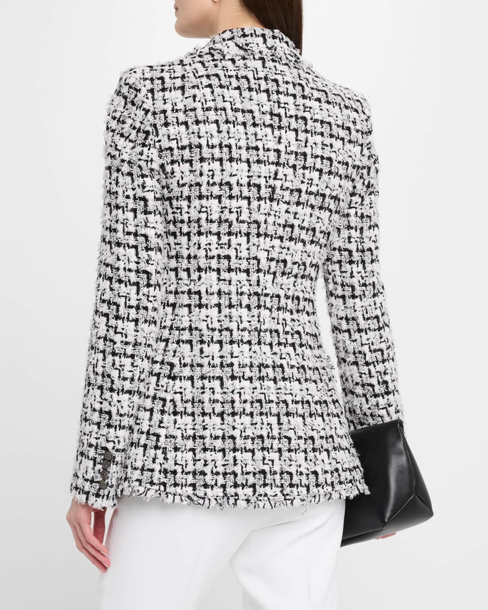 Eyelash Tweed Single-Breasted Blazer Product Image