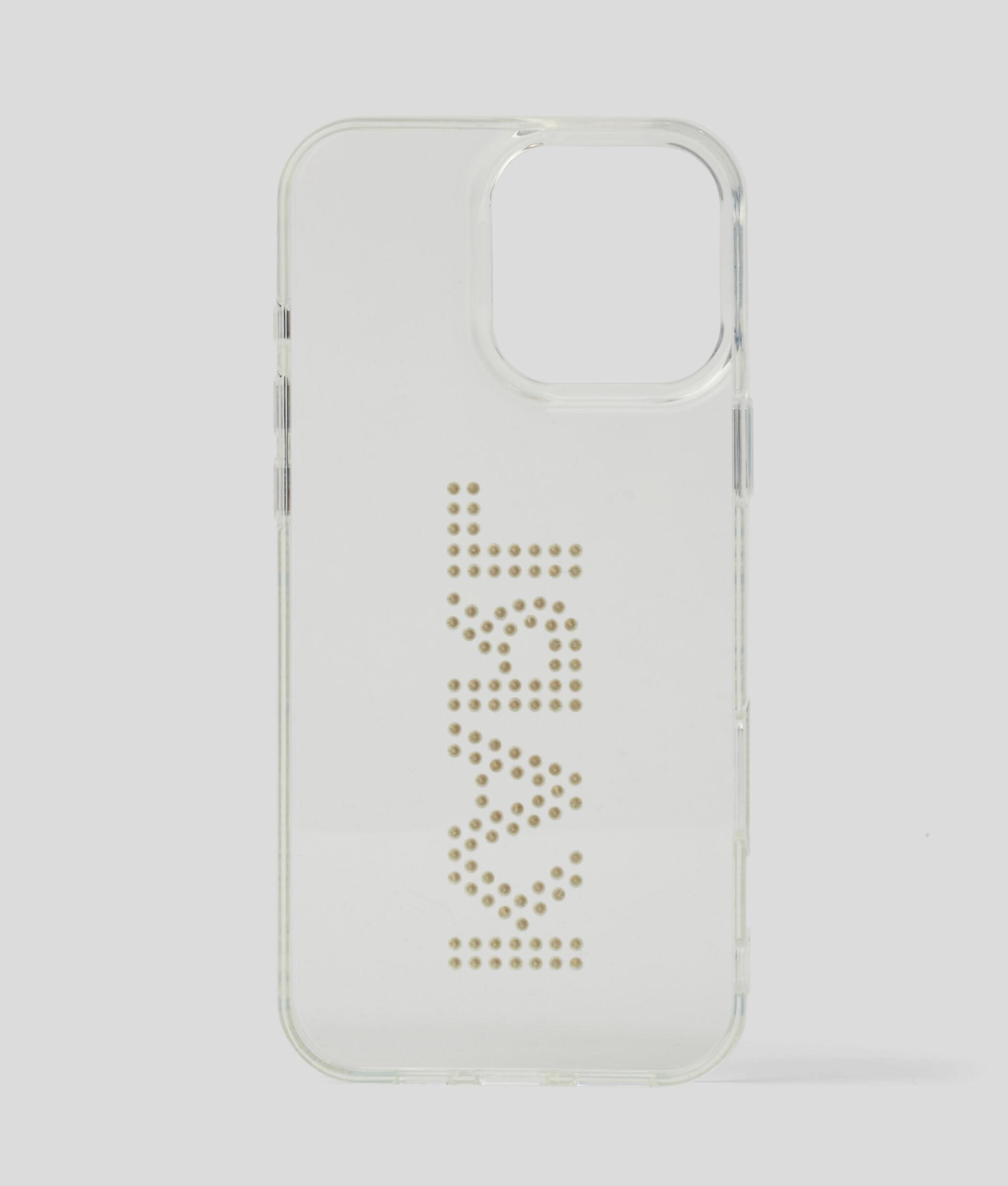 RHINESTONE KARL LOGO IPHONE 16 PRO MAX CASE Product Image