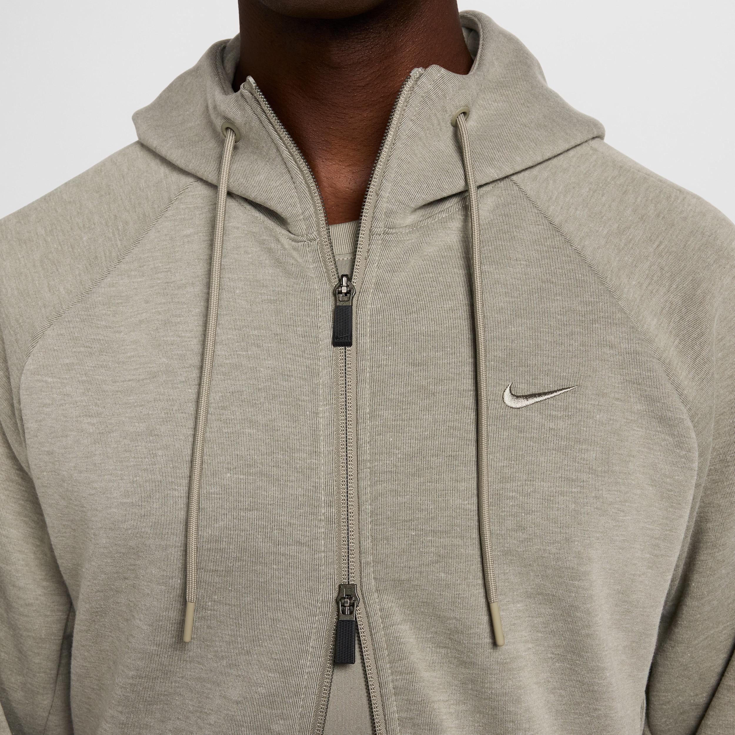Nike Mens Primary Fleece Dri-FIT UV Full-Zip Performance Hoodie | FZ0967-320 Product Image