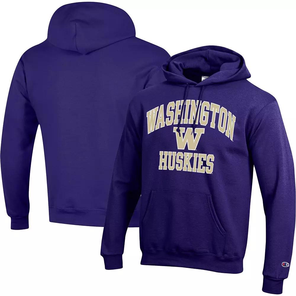 Men's Champion Purple Washington Huskies High Motor Pullover Hoodie,  Product Image