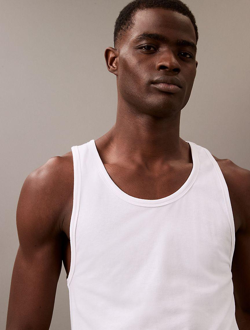 Cotton Stretch Blend 3-Pack Slim Fit Tank Top Product Image