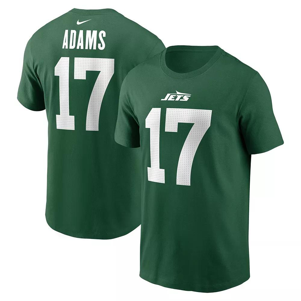 Men's Nike Davante Adams Green New York Jets Name & Number T-Shirt, Size: XL Product Image