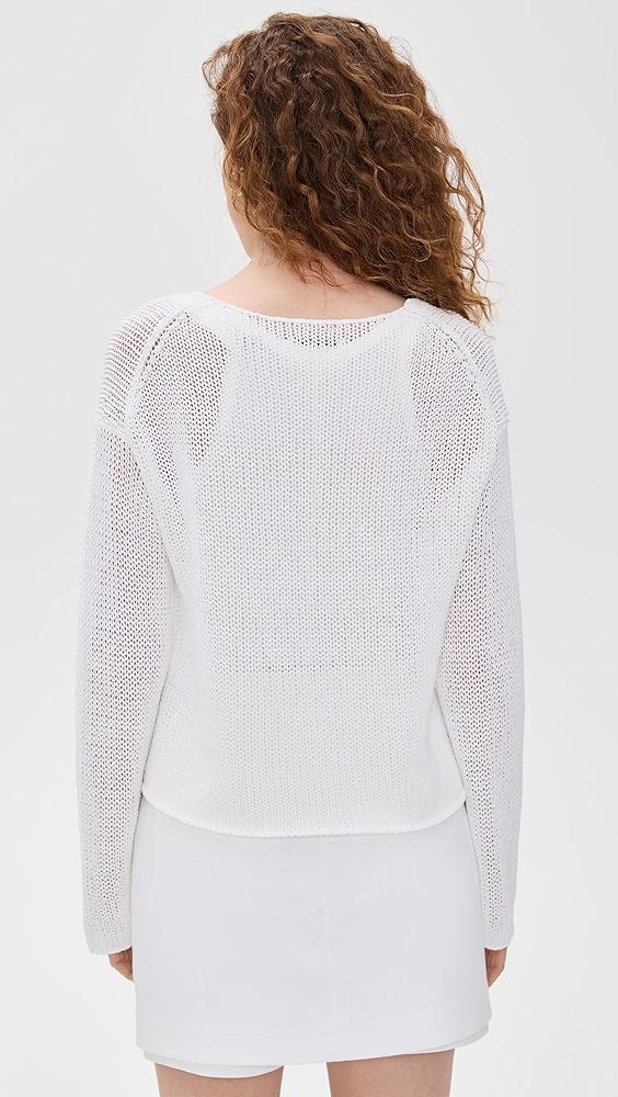 Vince Coated Cotton Pullover | Shopbop Product Image