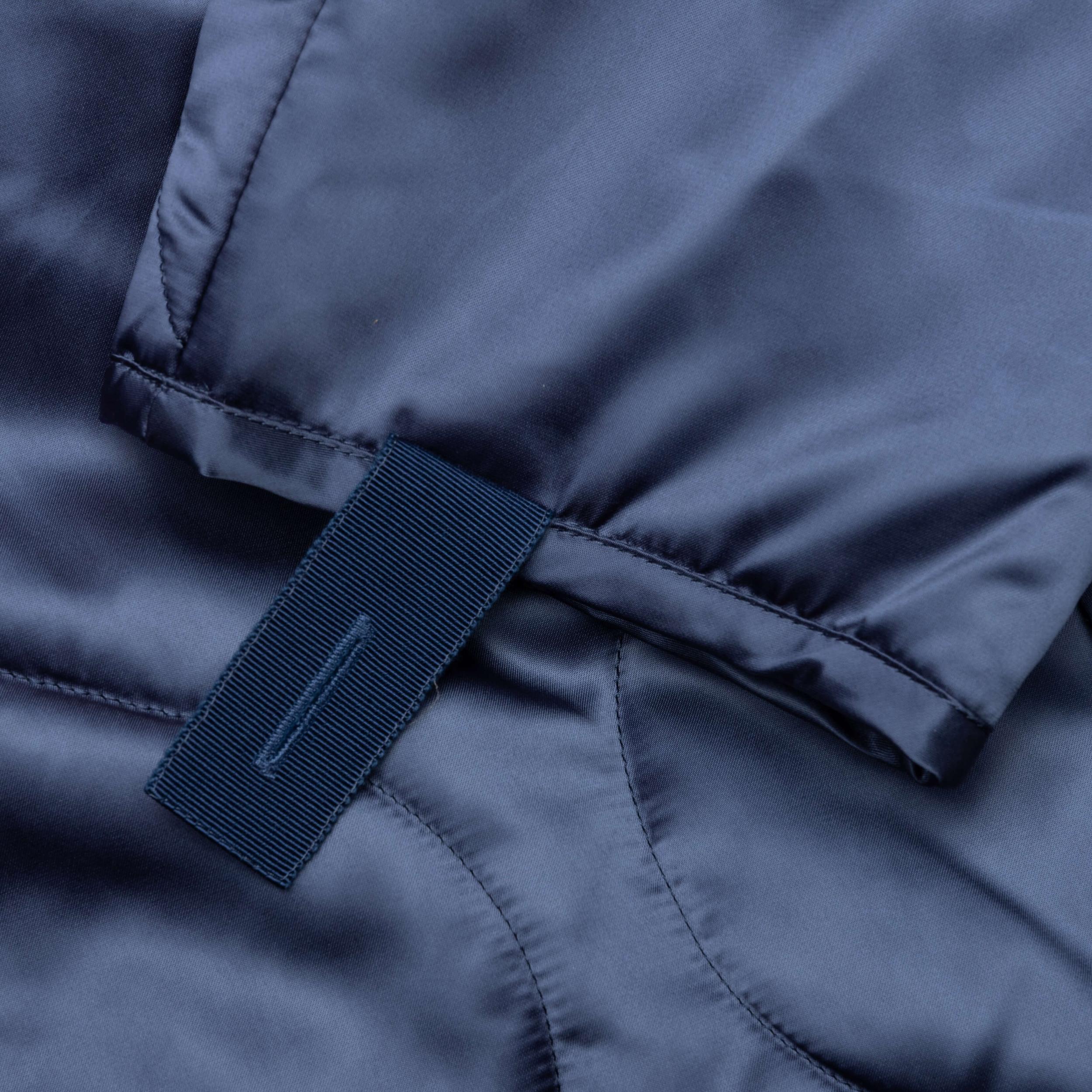 Oversized Quilted Jacket - Indigo Male Product Image