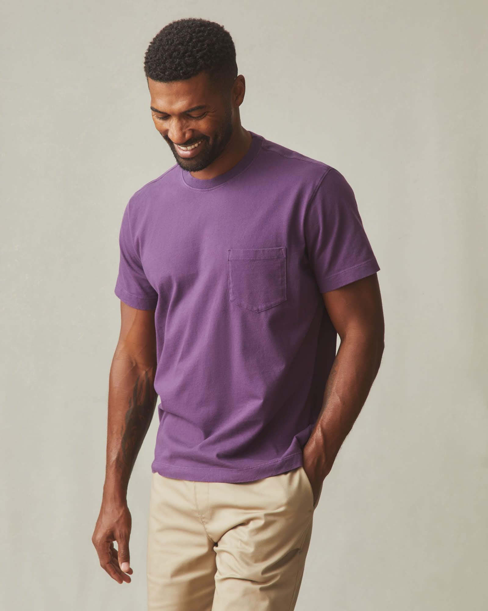 Men's Pocket Tee - Deep Purple Male Product Image