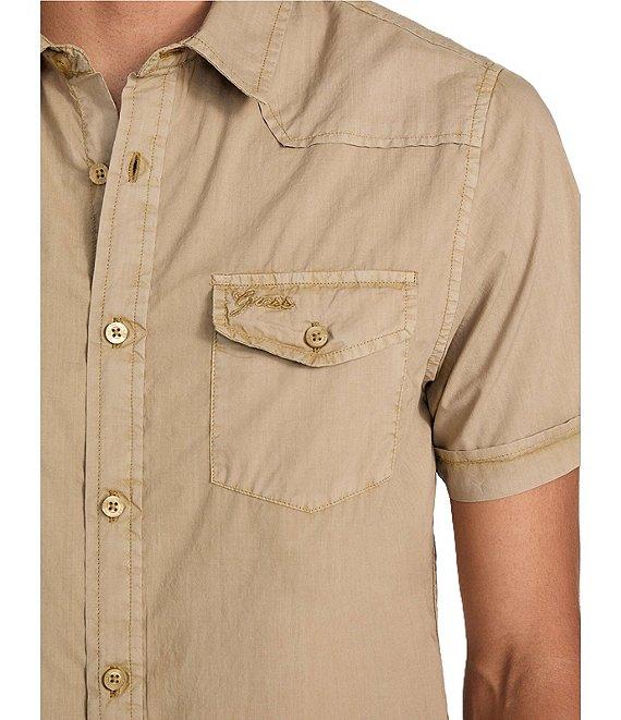 Guess Nottingham Short Sleeve Poplin Western Shirt Product Image