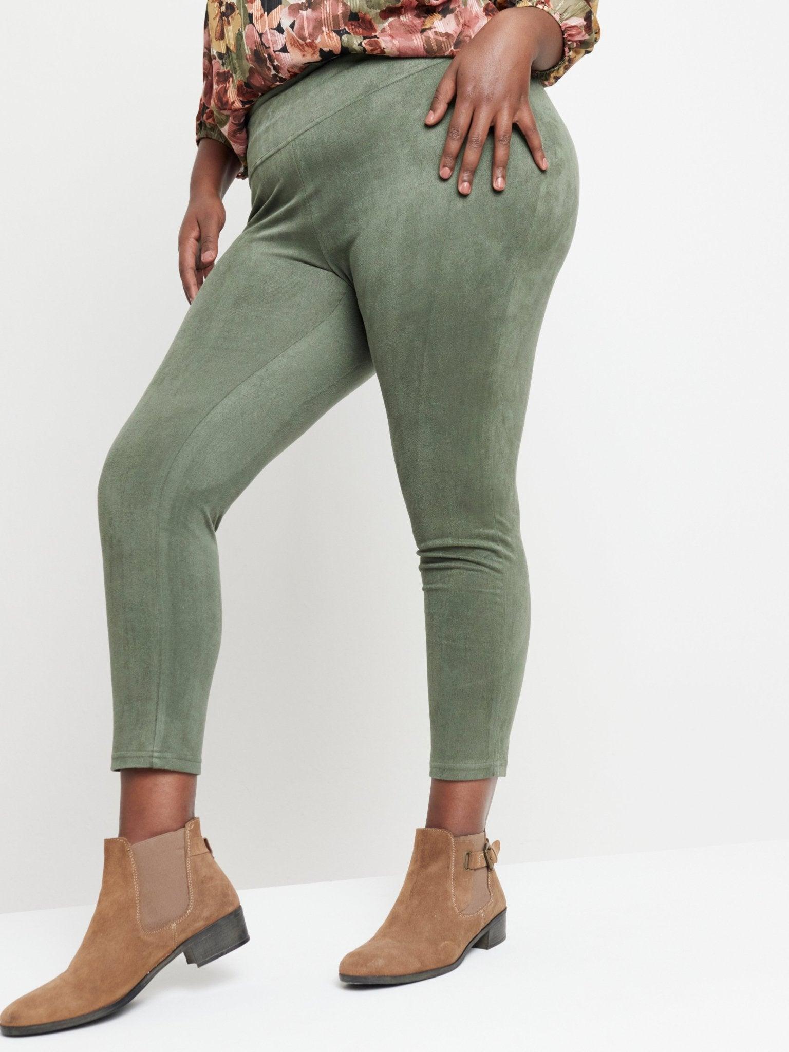 Roz & Ali Tummy Control Faux Suede - Plus Product Image