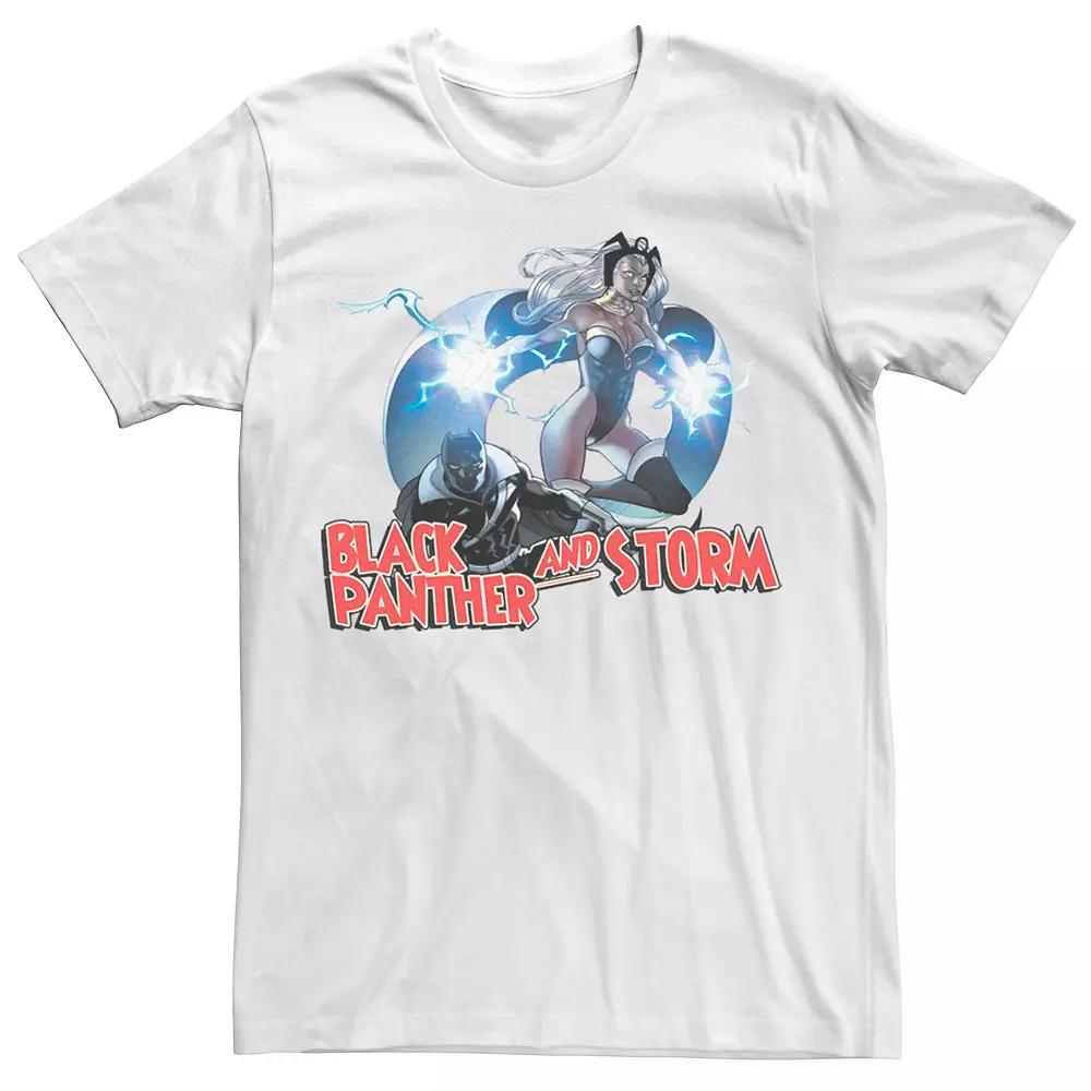 Men's Marvel Black Panther And Storm Action Pose Tee,  Product Image