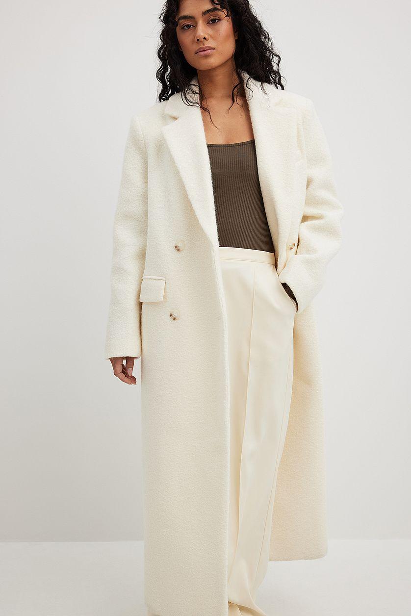 Scoop Neck Ribbed Top Brown Product Image