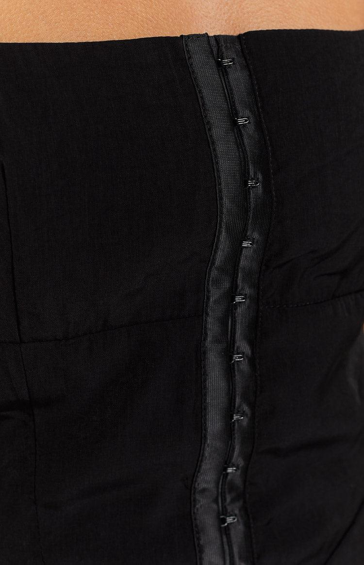 Electra Black Corset Mini Dress Product Image