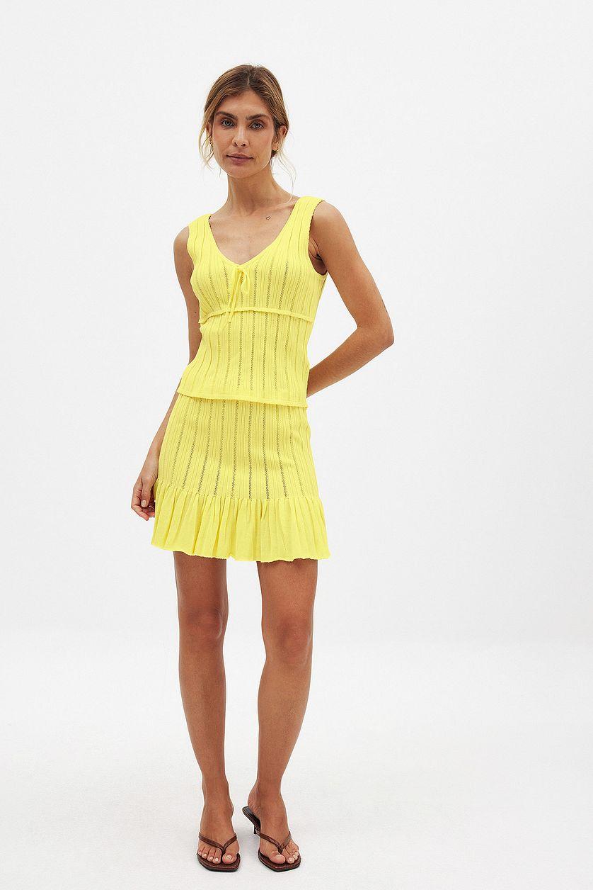 Knitted Bow Top Product Image